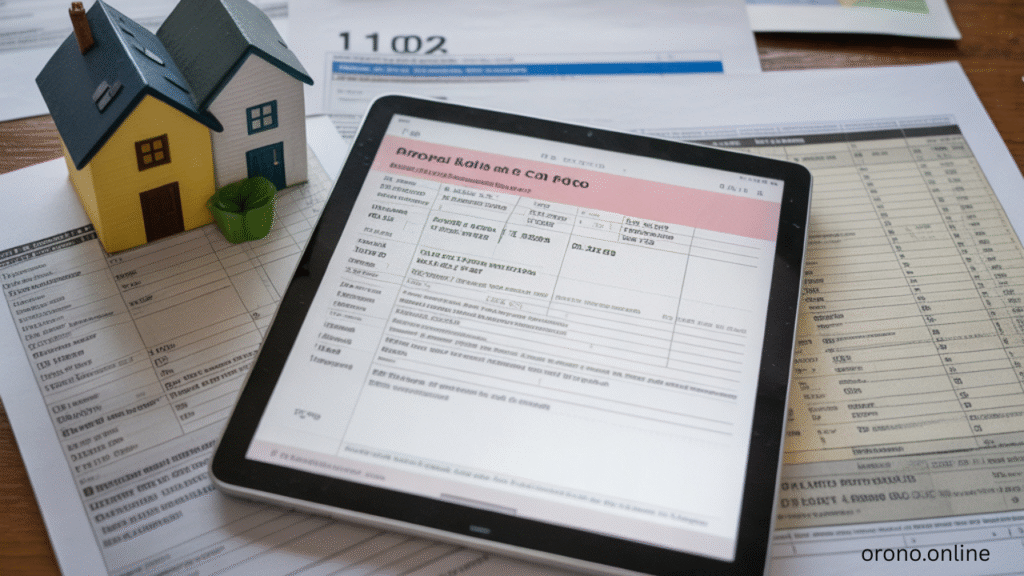 displaying assessment values and property tax records in Orono
