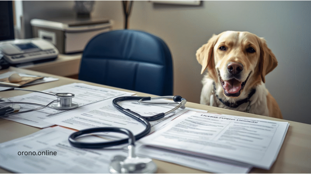 dog vaccination certificate orono licence